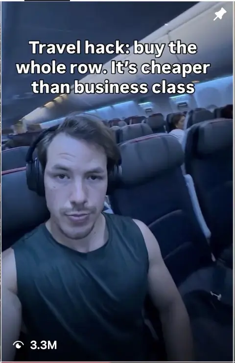Alex Davis travel reel, 3.3 million views