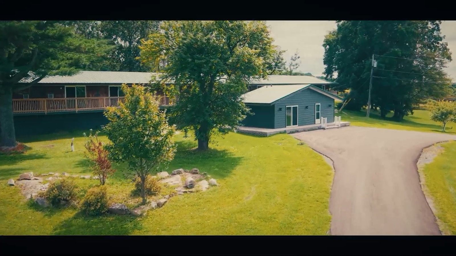 Still from the Alexandria Bay Waterfront real estate film produced by First Studios